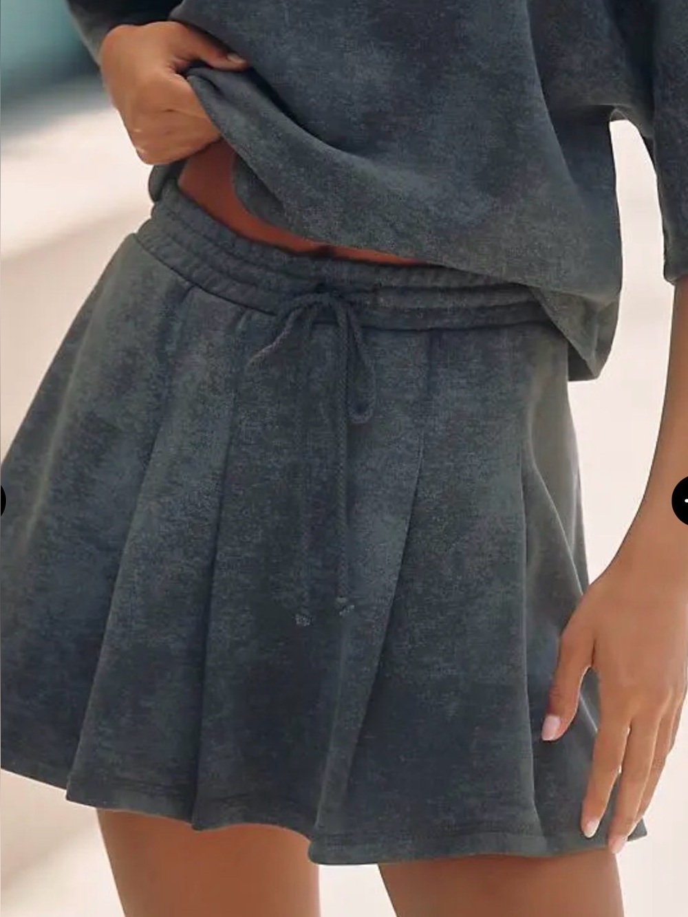 Daily Practice by Anthropologie Pull On Washed Mini Skirt